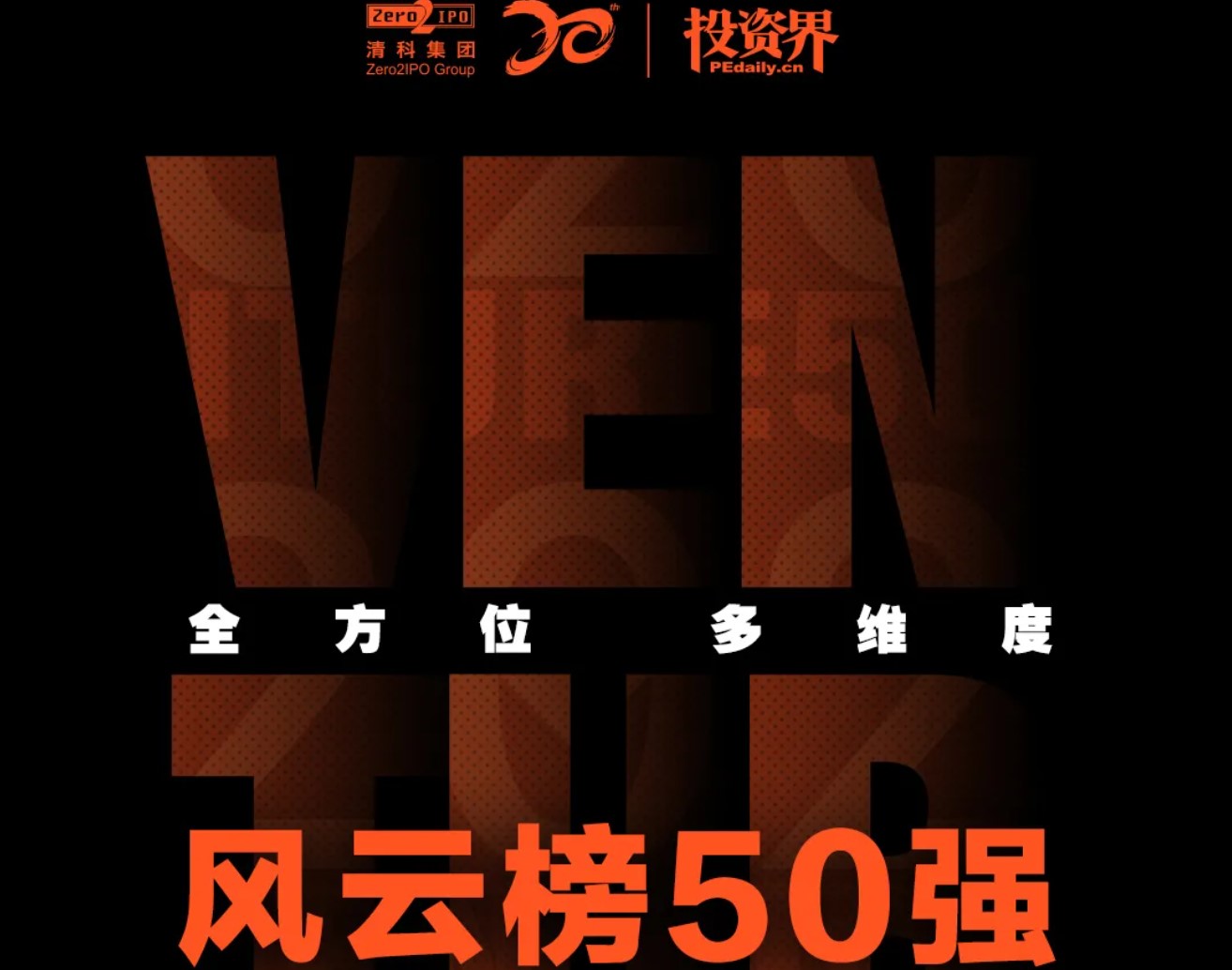 和利資本多家被投企業入選清科2020Venture50系列榜單